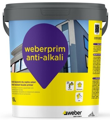 Weber Prim Anti-Alkali Su Bazlı Dış Cephe Astarı 15 lt