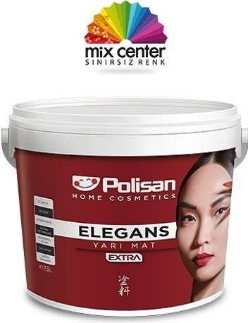 Elegans Extra Yarı Mat Silikonlu Iç Cephe Boyası 7.5 Lt Şampanya