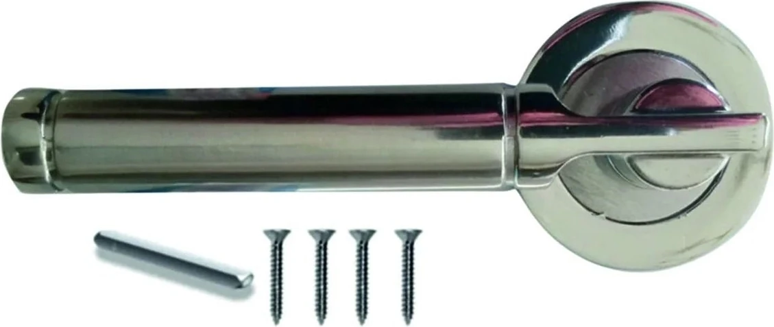 Şık Nikel Saten Çelik Kapı Kolu - Sol, 1 Adet