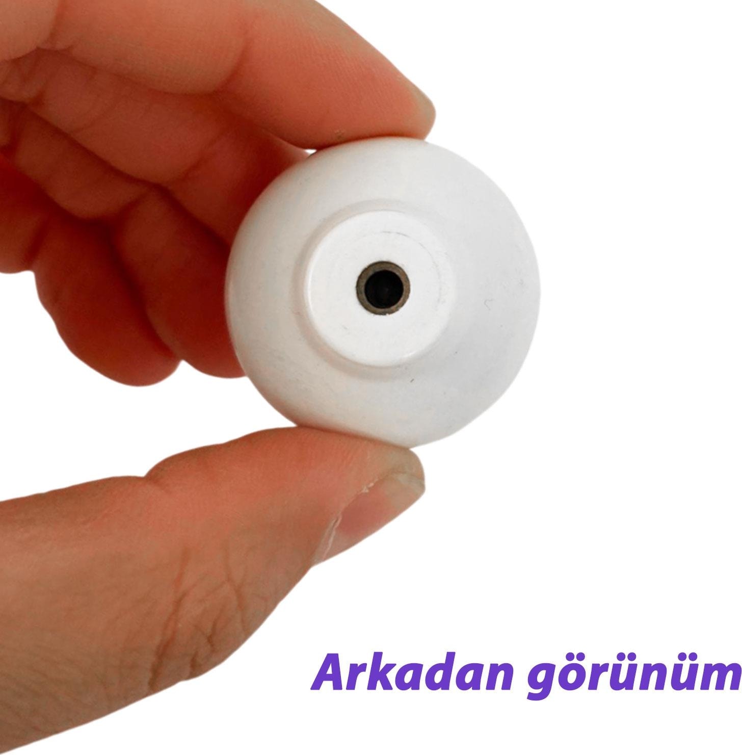 Pembe Beyaz Ortanca Çiçek Desenli Polimer Düğme Kulp Mantar Mobilya Mutfak Dolabı Çekmece Kulbu Kulpları