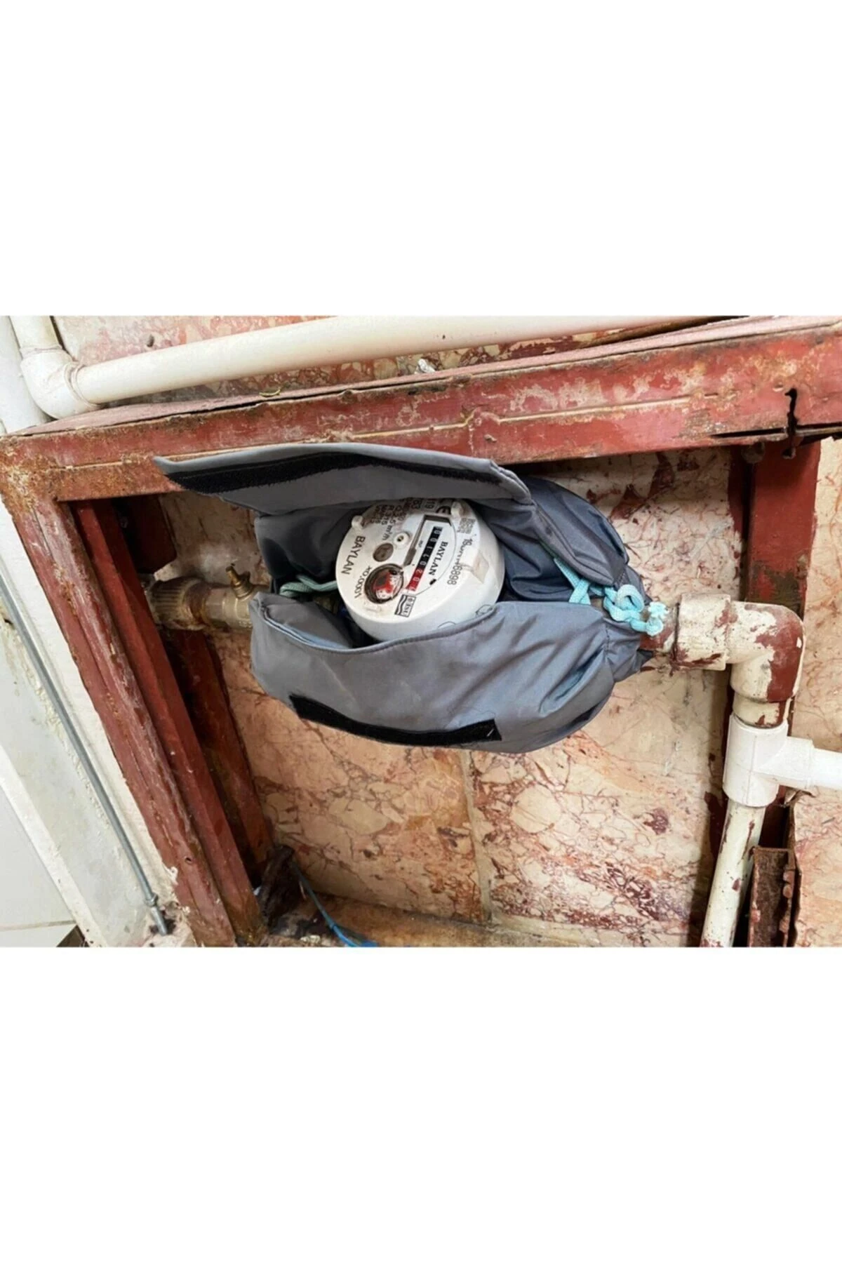 Kar Kışın Donmaya Karşı Ev Su Saati Sayaca Koruma Isı Ceketi Izolasyon (taşyünü )