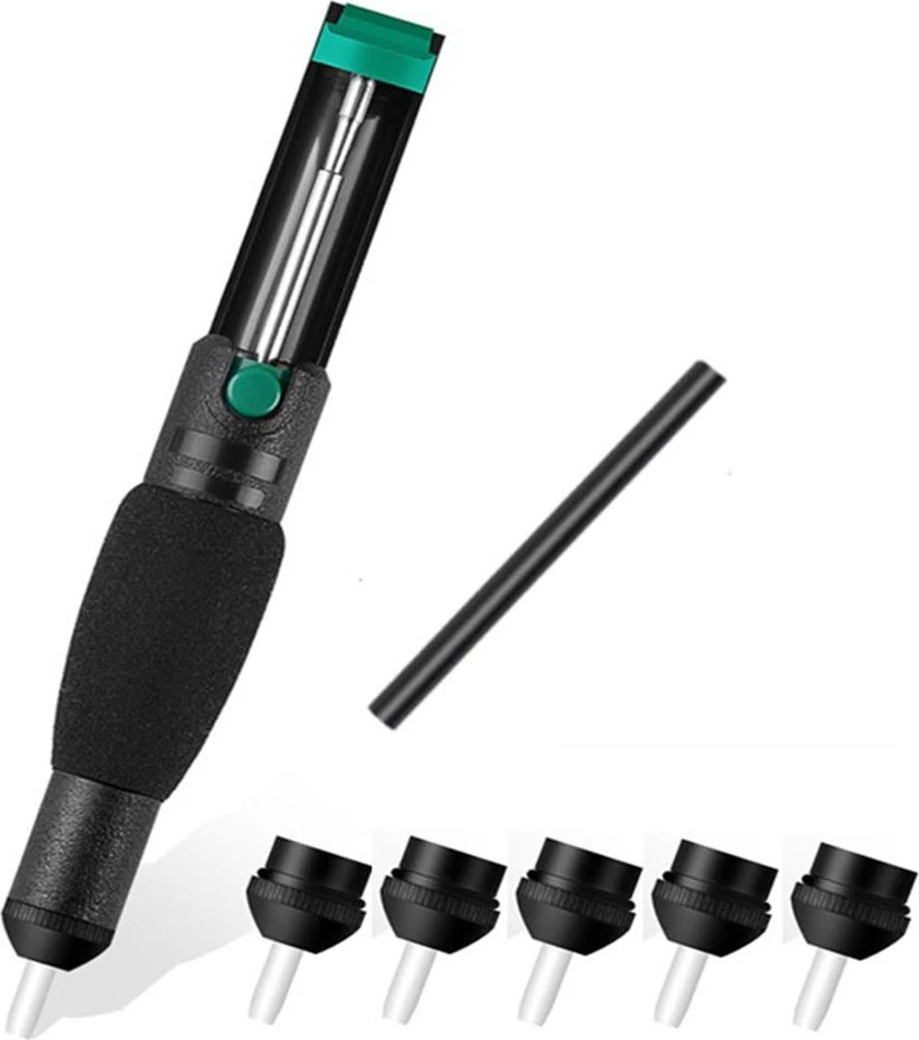 Nozullu Çift Halkalı Lehim Sökme Emme Pompası Sucker Lehim Sökücü (Yurt Dışından)