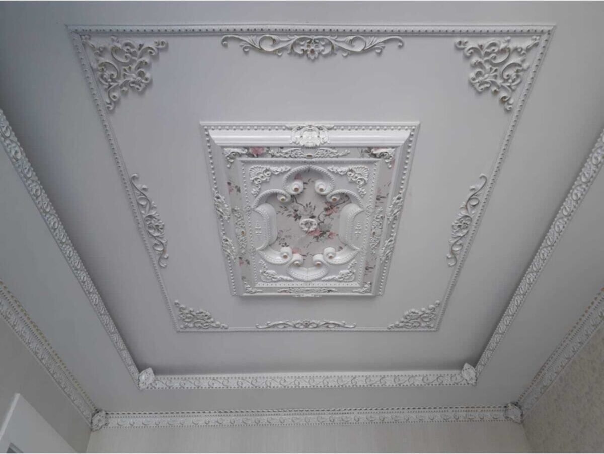 Boyanabilir Çıta Motifi 41X26 Gri Dekorasyon Parçası