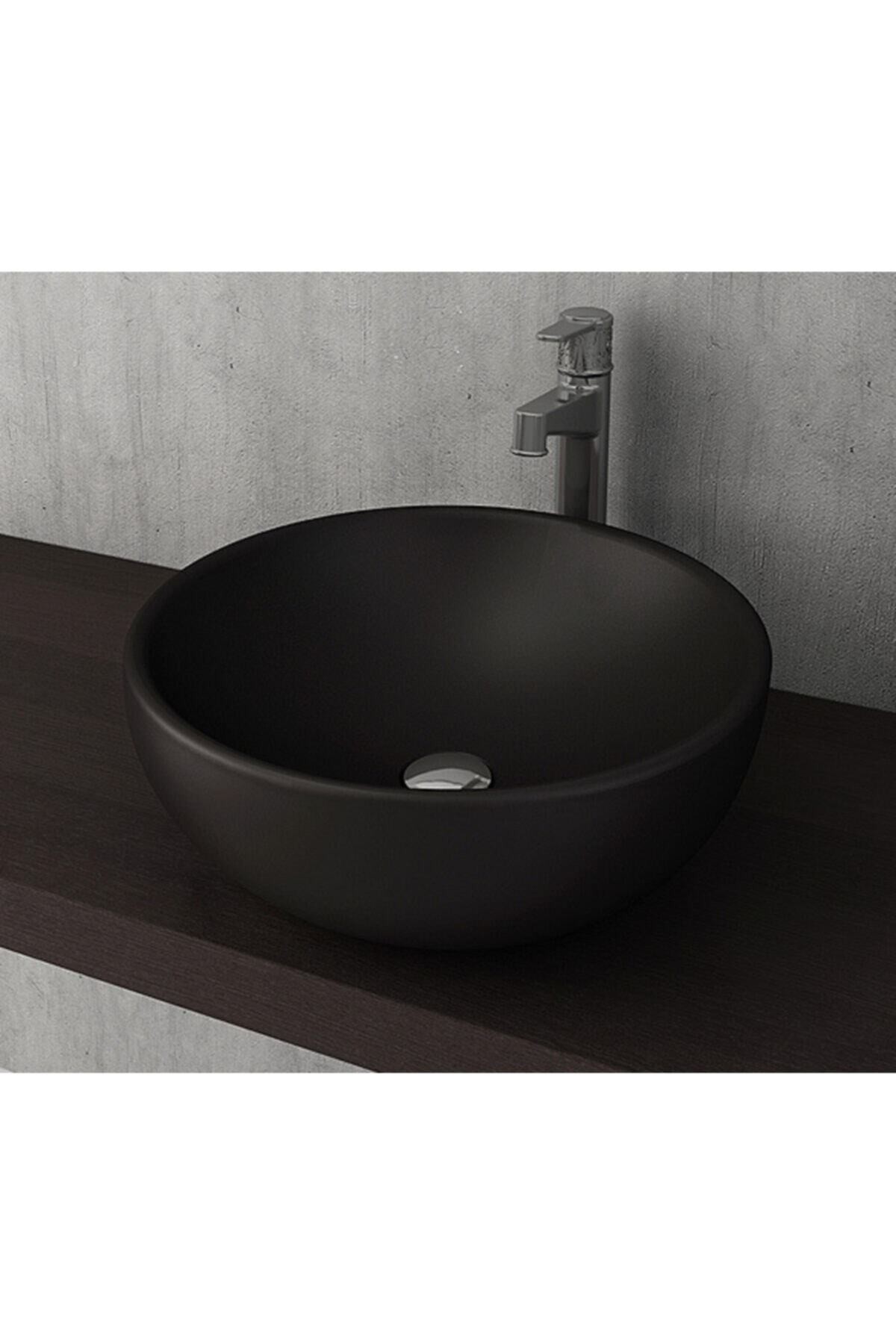 Venezia Çanak Lavabo 45 Cm, Mat Siyah 1119-004-0125