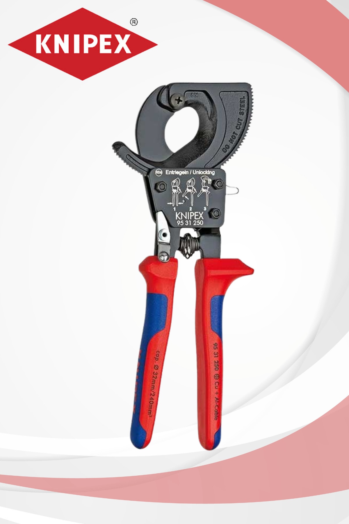Cırcır Mekanızmalı Kablo Kesme 95 31 250