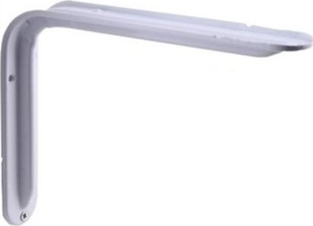 Raf Altı Konsol L Demiri Ayağı Beyaz 16.5 x 23 cm 2 Adet + Vida