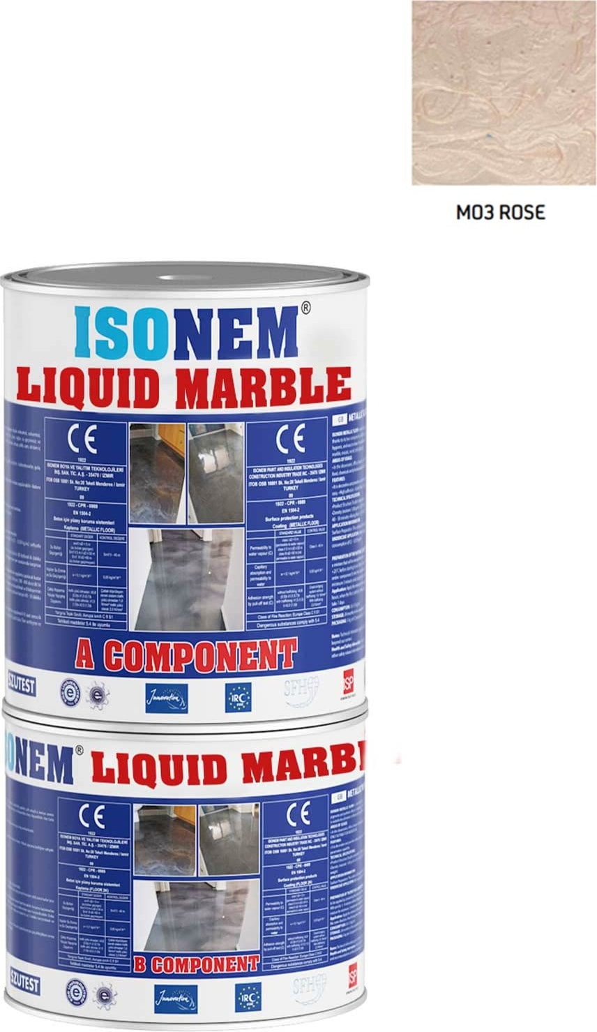 Isonem Liquid Marble Sıvı Mermer 2,5 kg M03 Rose