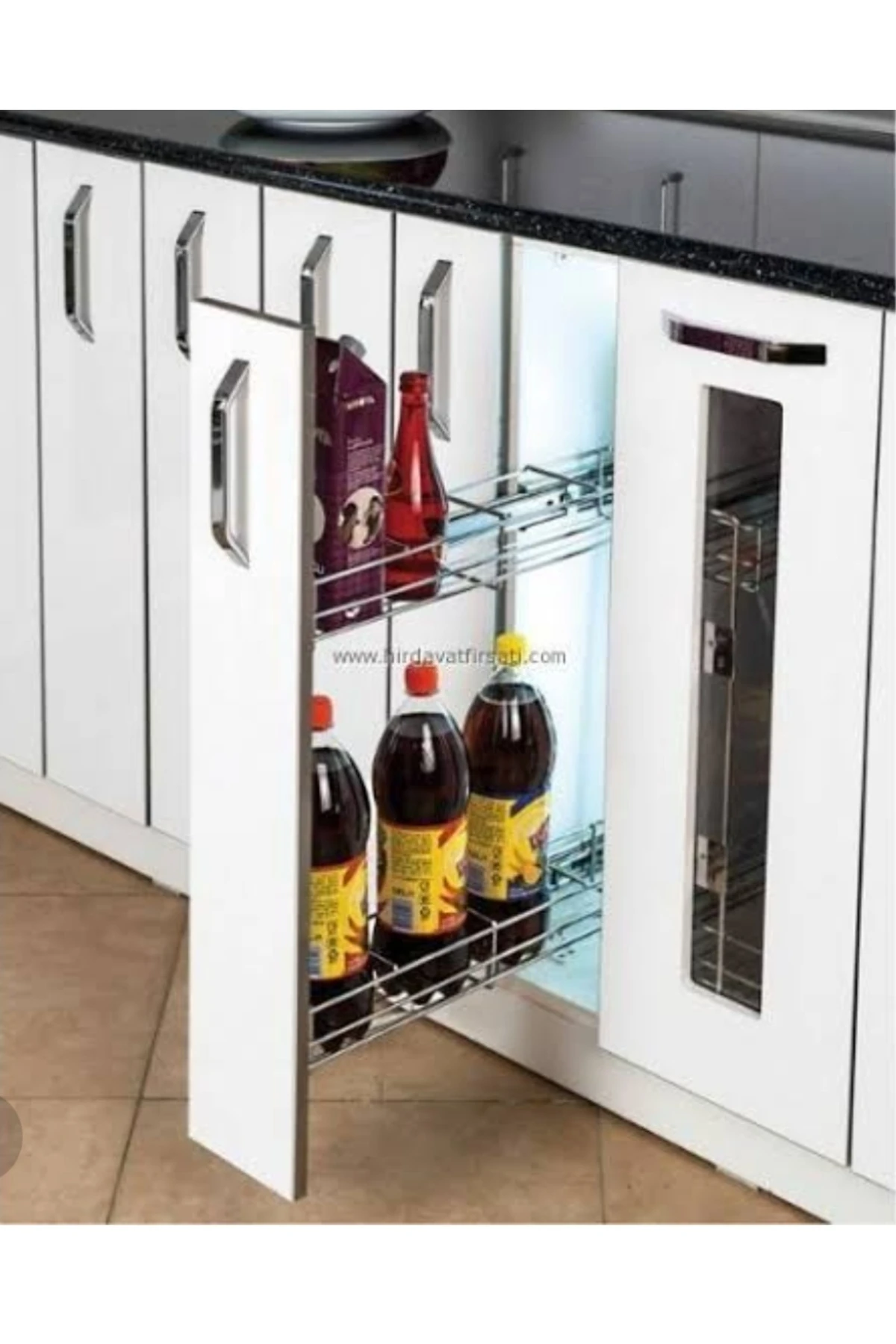 16 Cm Frensiz Şişelik/yağdanlık (yandan Raylı) Lhpş16c