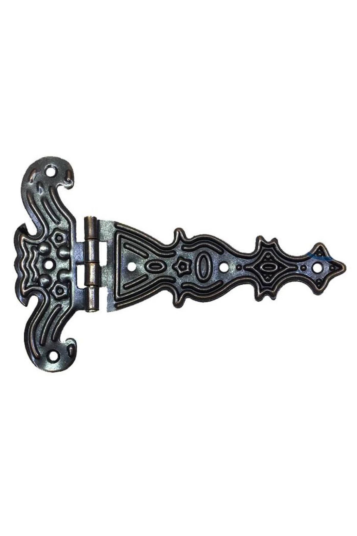 Dekoratif, Sac Tek Kuyruklu Menteşe - 69x102 mm, Büyük, Eskitme, 1 Adet