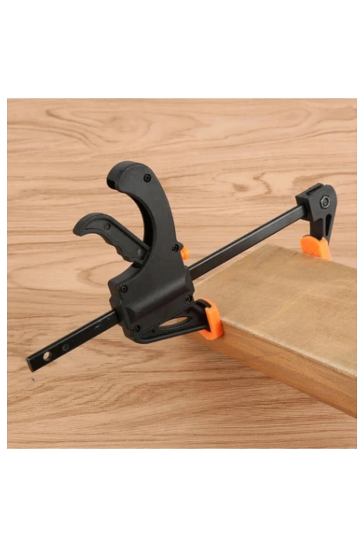 4 İnc Ahşap İşleme Kelepçe Klipsi Vidalı İşkence Aleti Marangoz El Aleti 20 cm