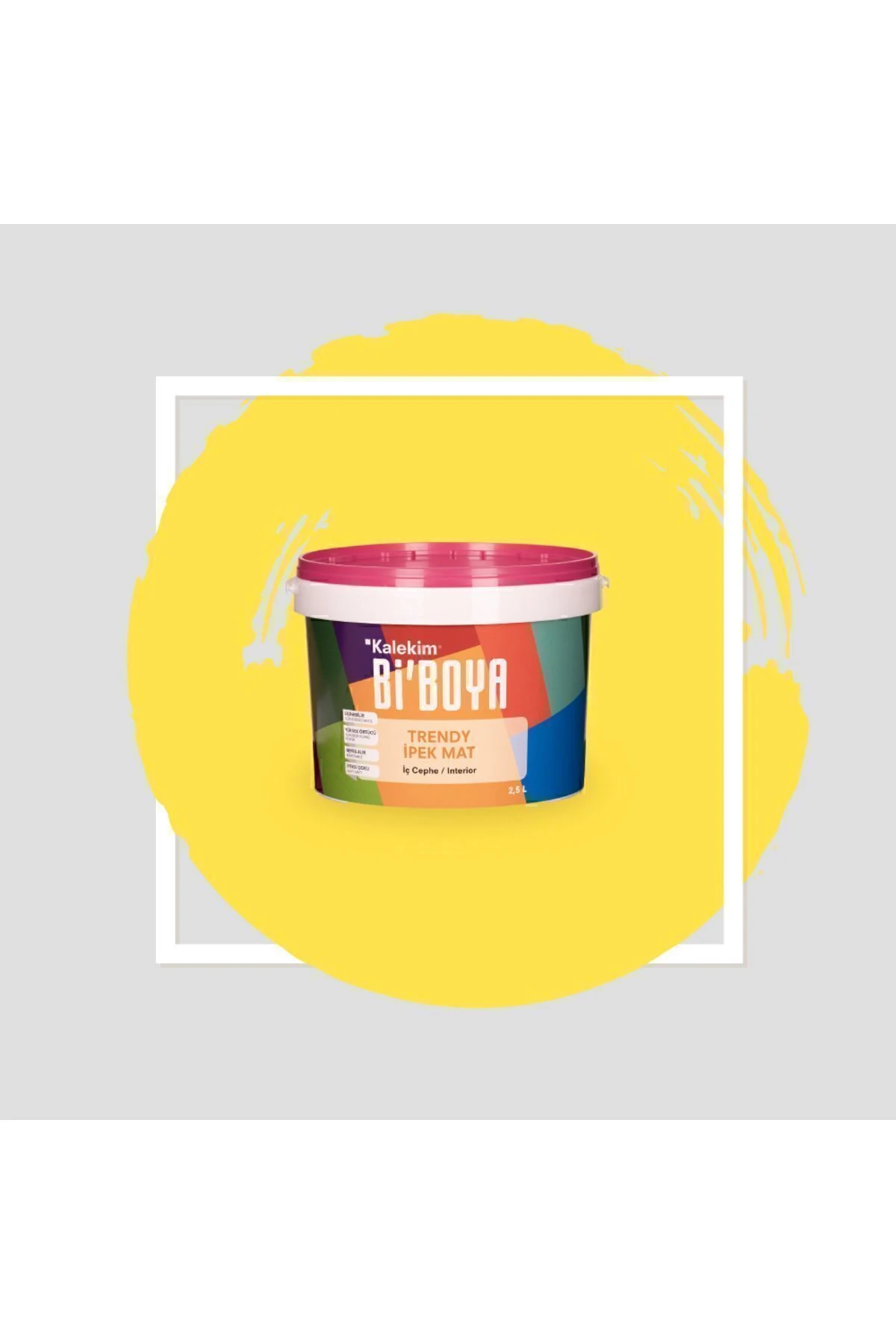 İpek Mat Trendy 2,5 Lt Coşkulu Sarı