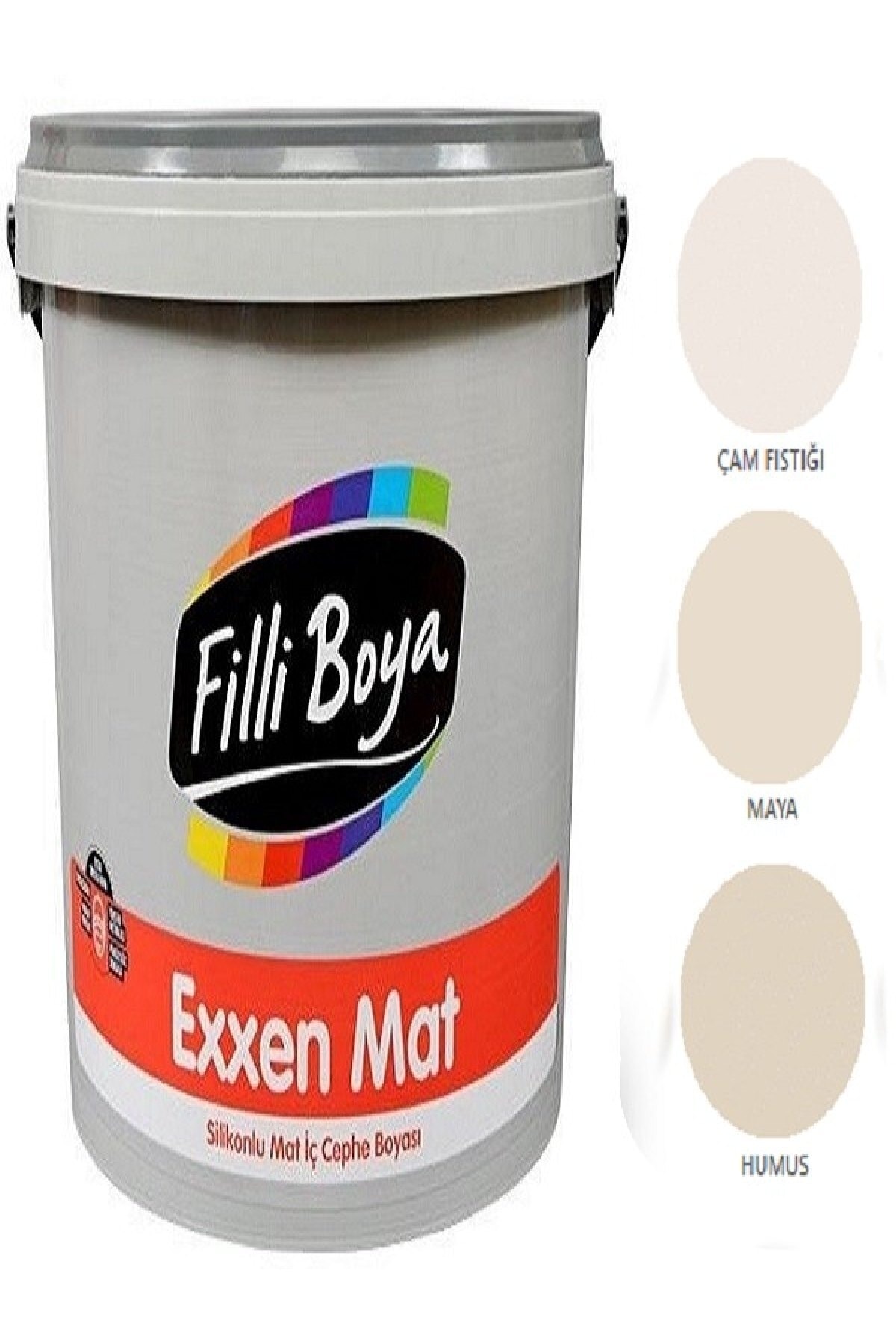Exxen Mat Silikonlu Mat Iç Cephe Boyası 2,5lt (çam Fıstığı)