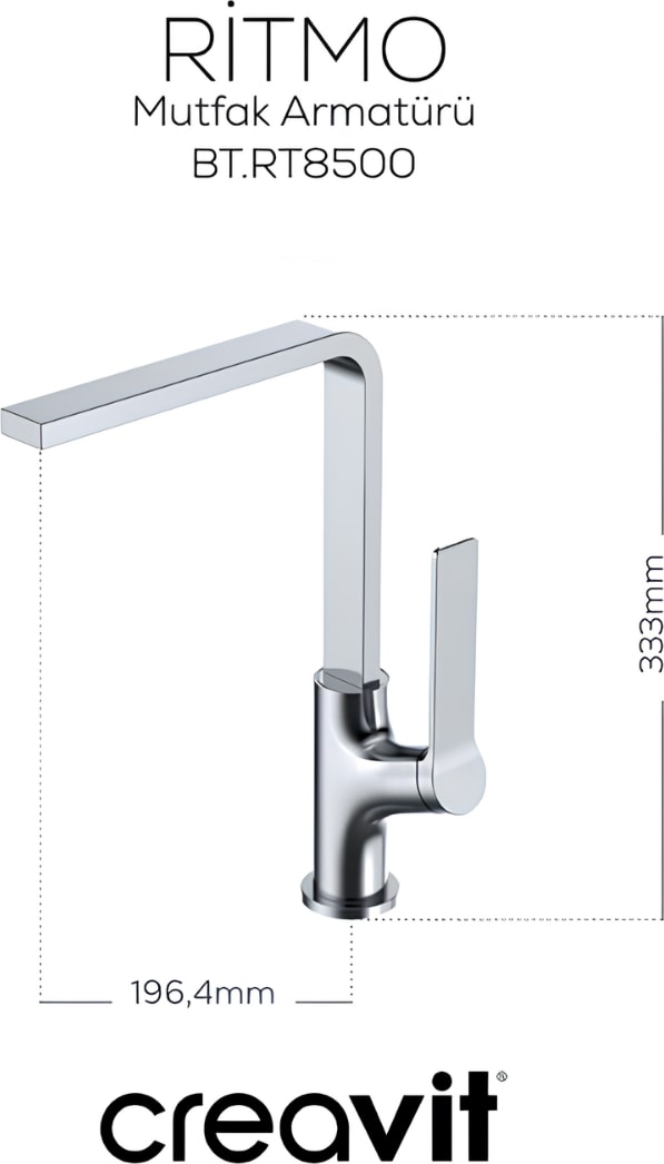 Ritmo Krom Eviye Bataryası RT8500