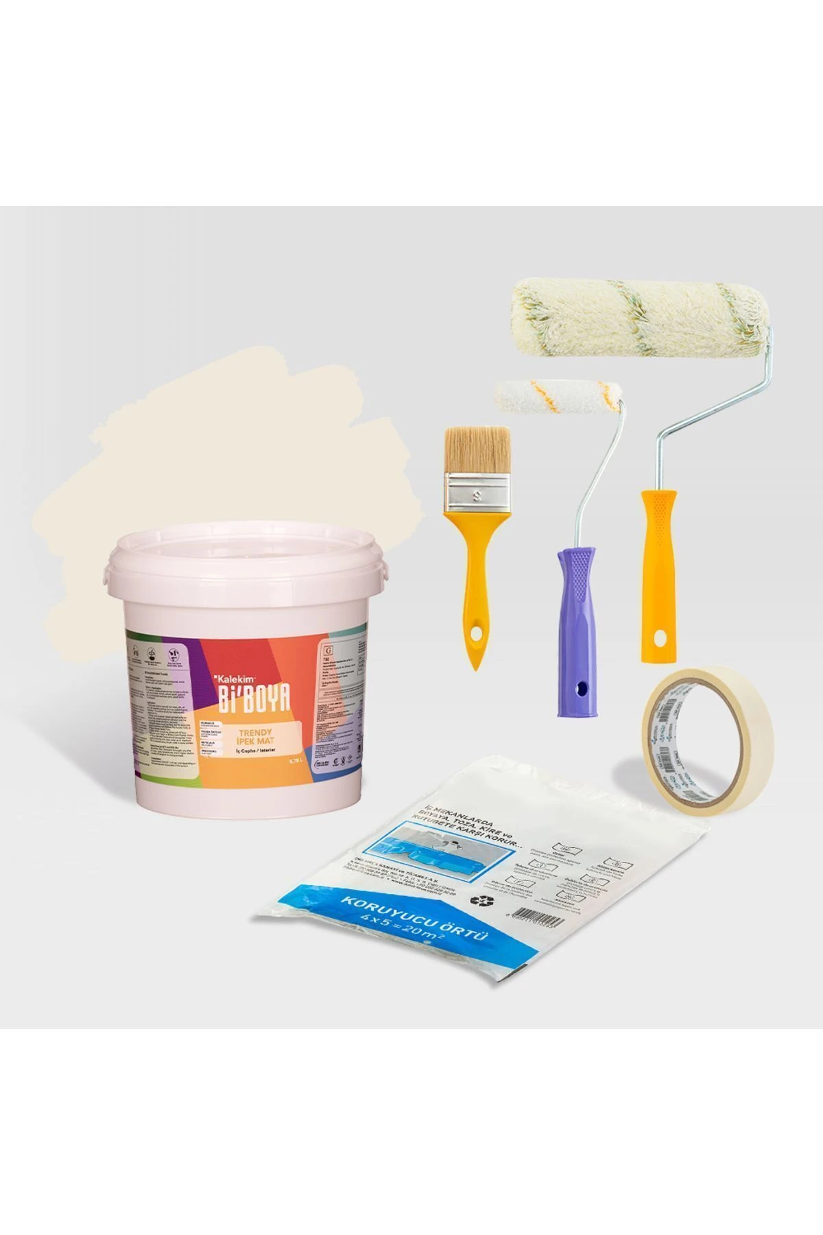 Tek Duvar Boyama Seti Ayışığı