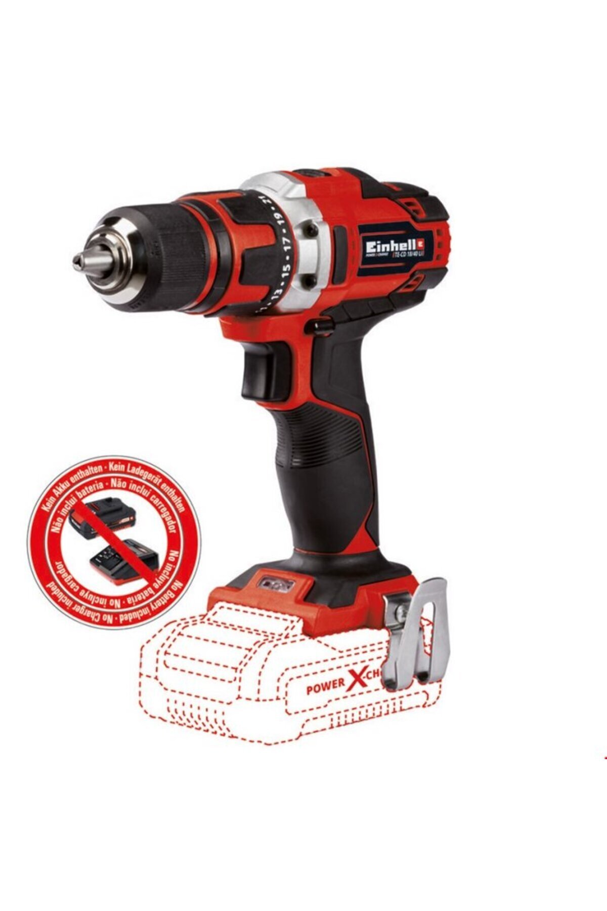 EİNHELL Te-cd 18/40 Li Bl - Solo, Akülü Vidalama (AKÜ VE ŞARJ CİHAZI DAHİL DEĞİLDİR) - 4513997
