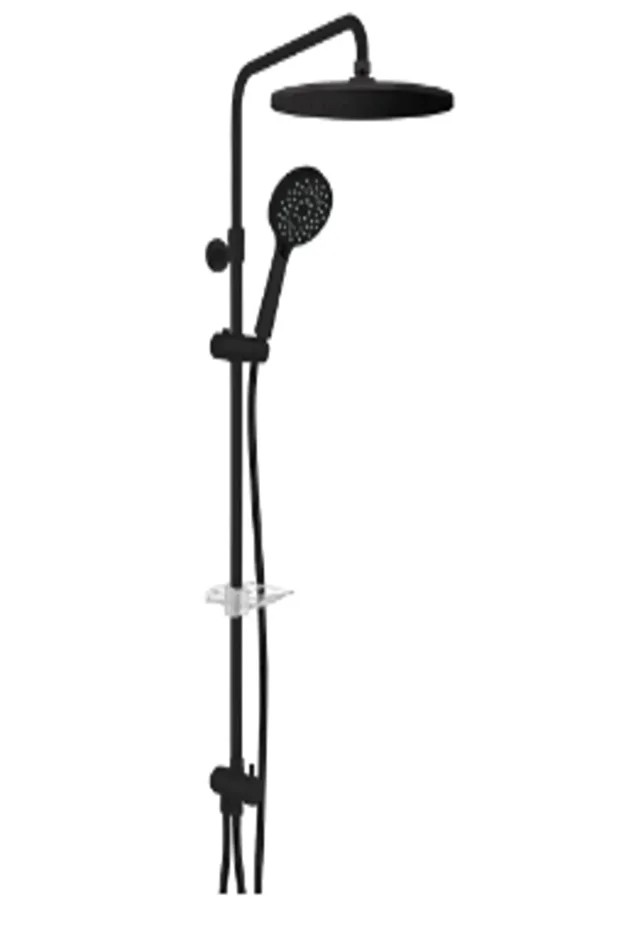 DALIA PLUS TELESKOBİK KOLONLU DUŞ SİSTEMŞ MAT SİYAH