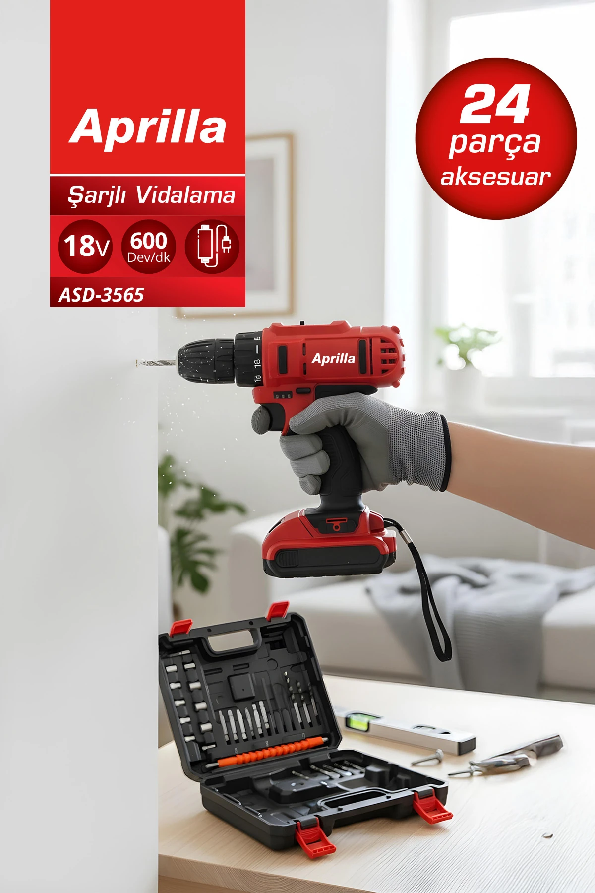 ASD-3565 Şarjlı Vidalama