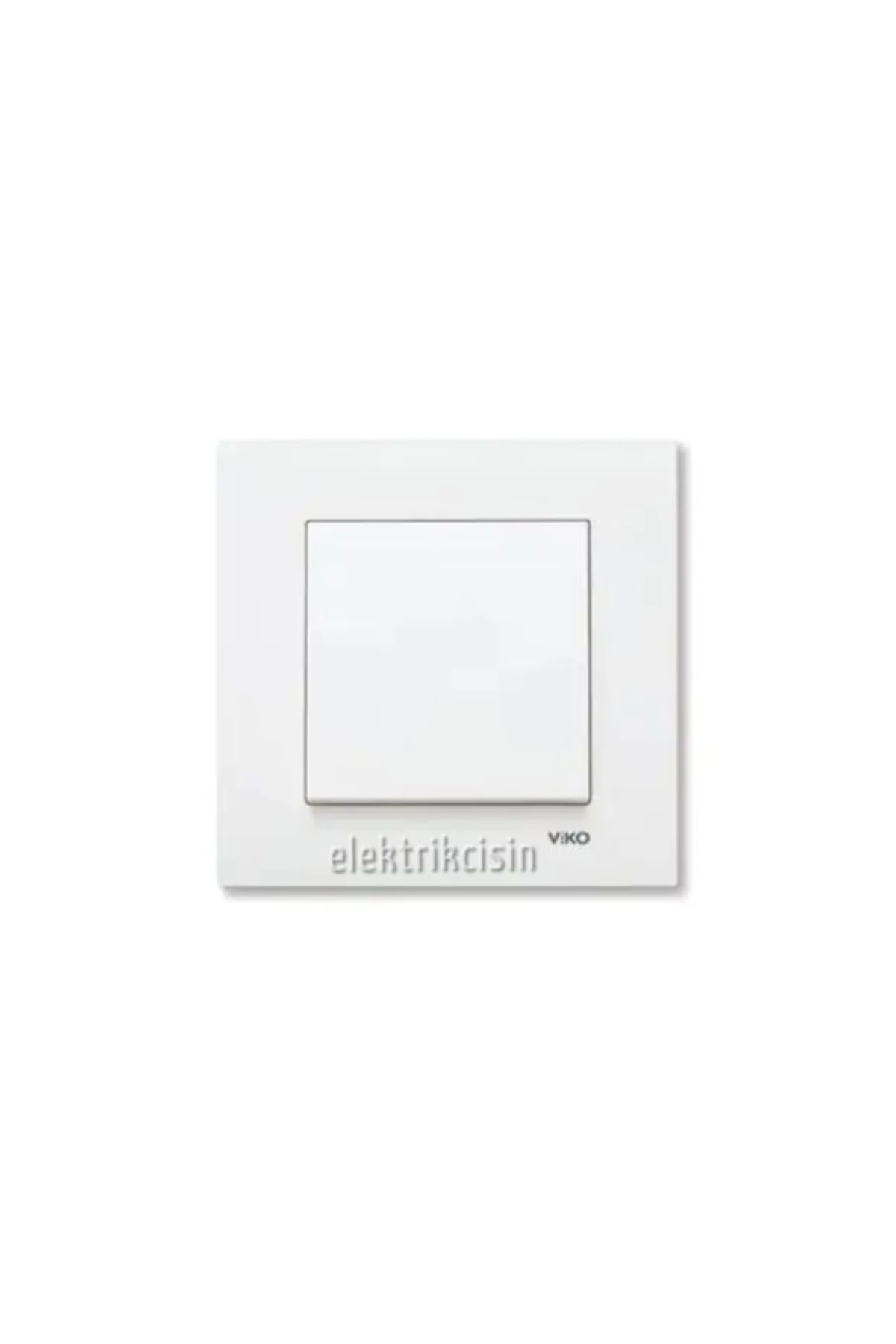 Karre Beyaz Anahtar (çerçeve Dahil) 5 Adet