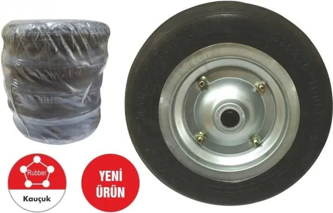 Tkr 002 El Arabası Tekeri Dolgu Teker Bilyalı