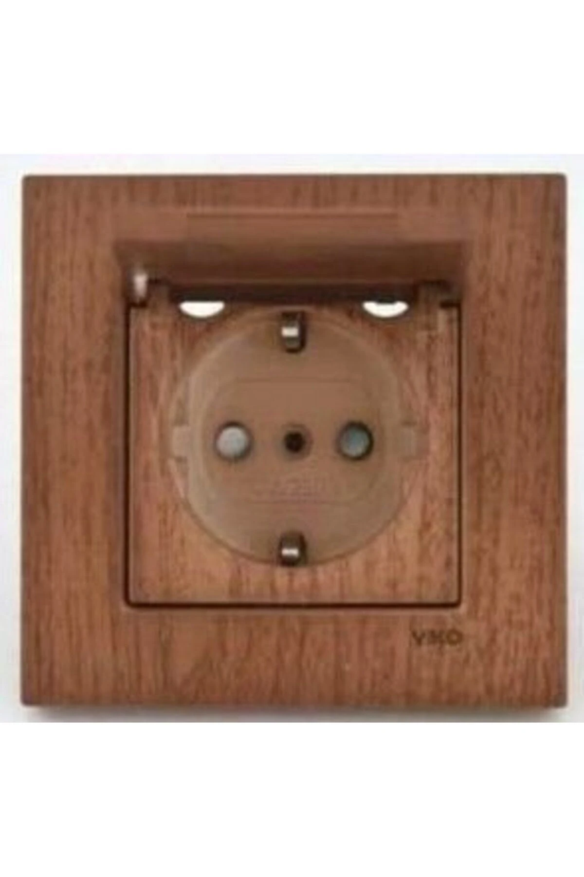 Artline Novella Ceviz Kapaklı Topraklı Priz ÇERÇEVELİ