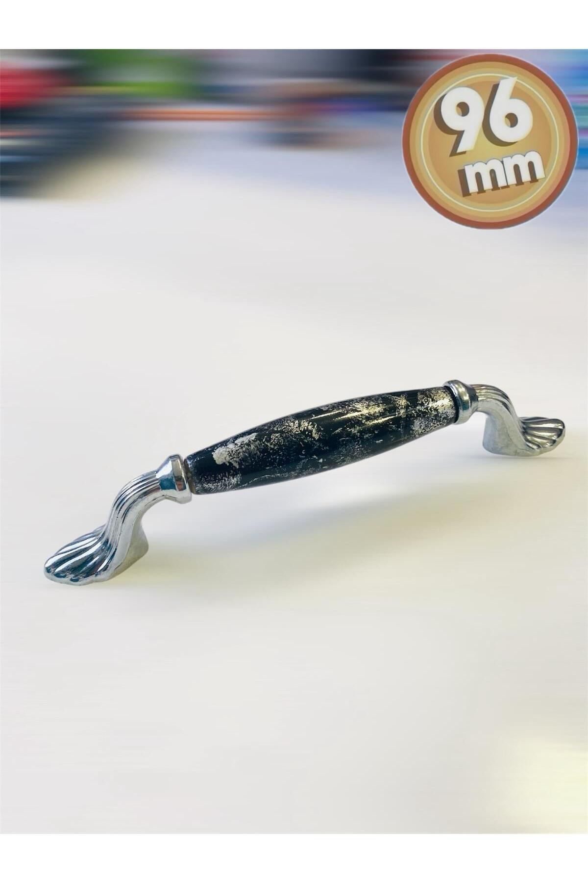PORCELLANA PERLA ( 9,6cm )-porselen -metal Mobilya Kulpu Dolap Çekmece Banyo Çocuk Kulbu Kulp Kulb-venüs96mm- Stk3313