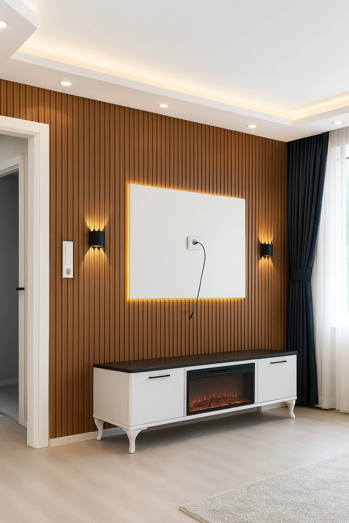 Mdf Tavan Ve Duvar Lambri 12x280 cm ( 6 Adet )