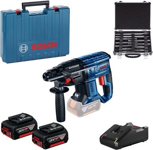 BOSCH Gbh 180-LI Alülü Kırıcı Delici + 11 Parça Uç Seti