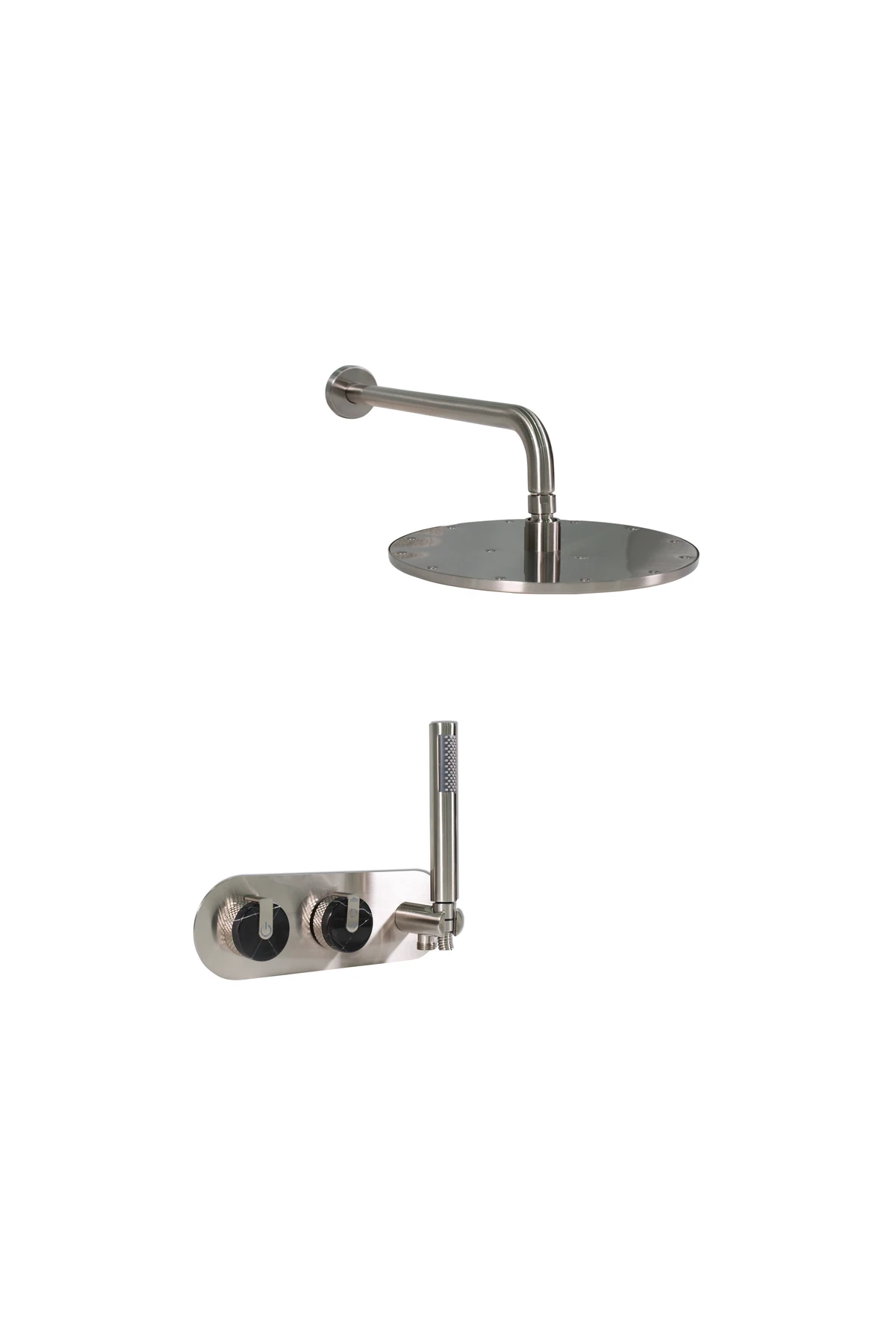 Victoria Matt Nickel 2 Yönlü Ankastre Duş Sistemi