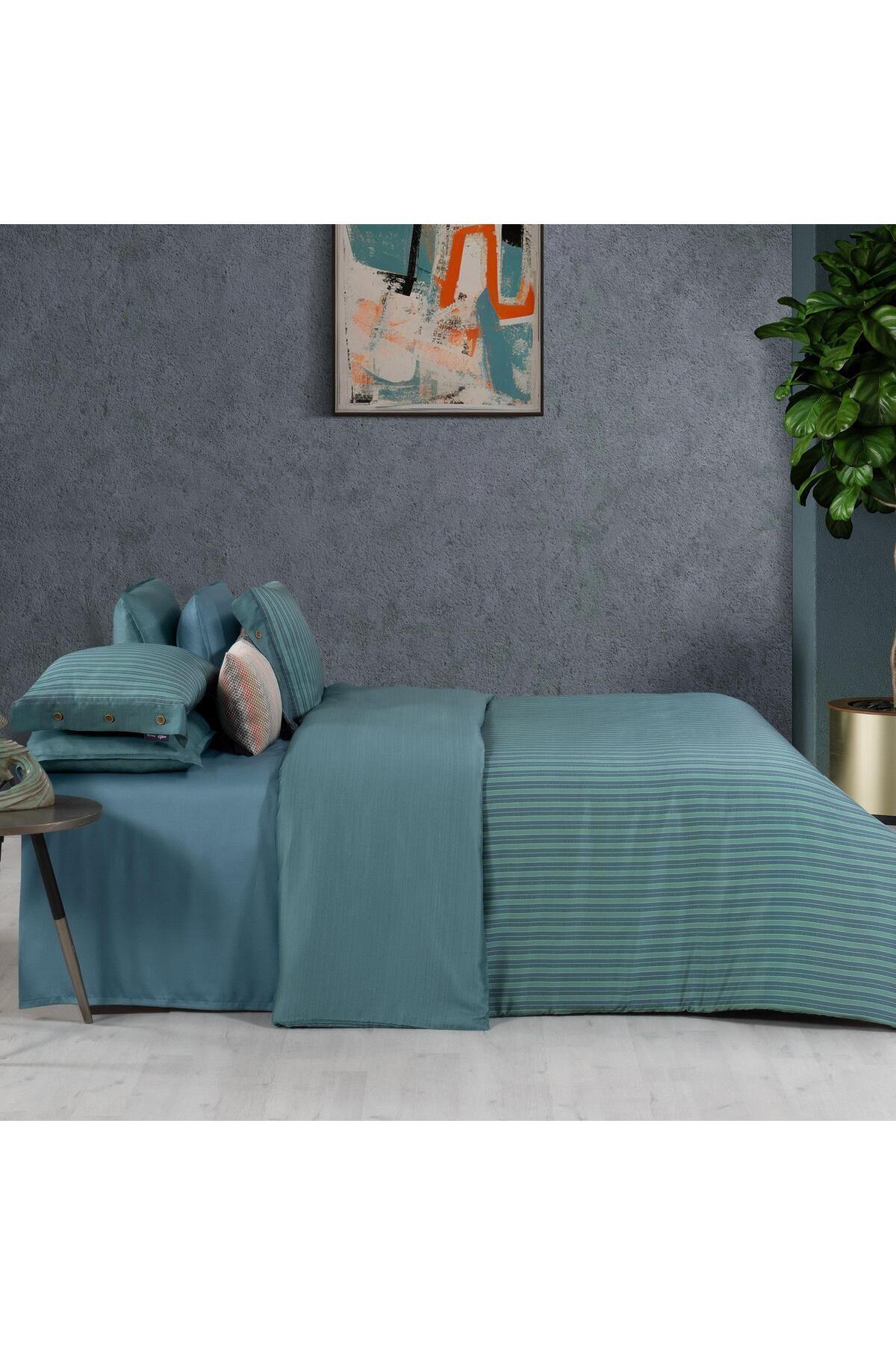 Lodi King Size Nevresim Takımı Yeşil