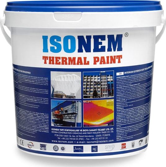 Isı Yalıtım Boyası - Thermal Paınt (10 Lt)
