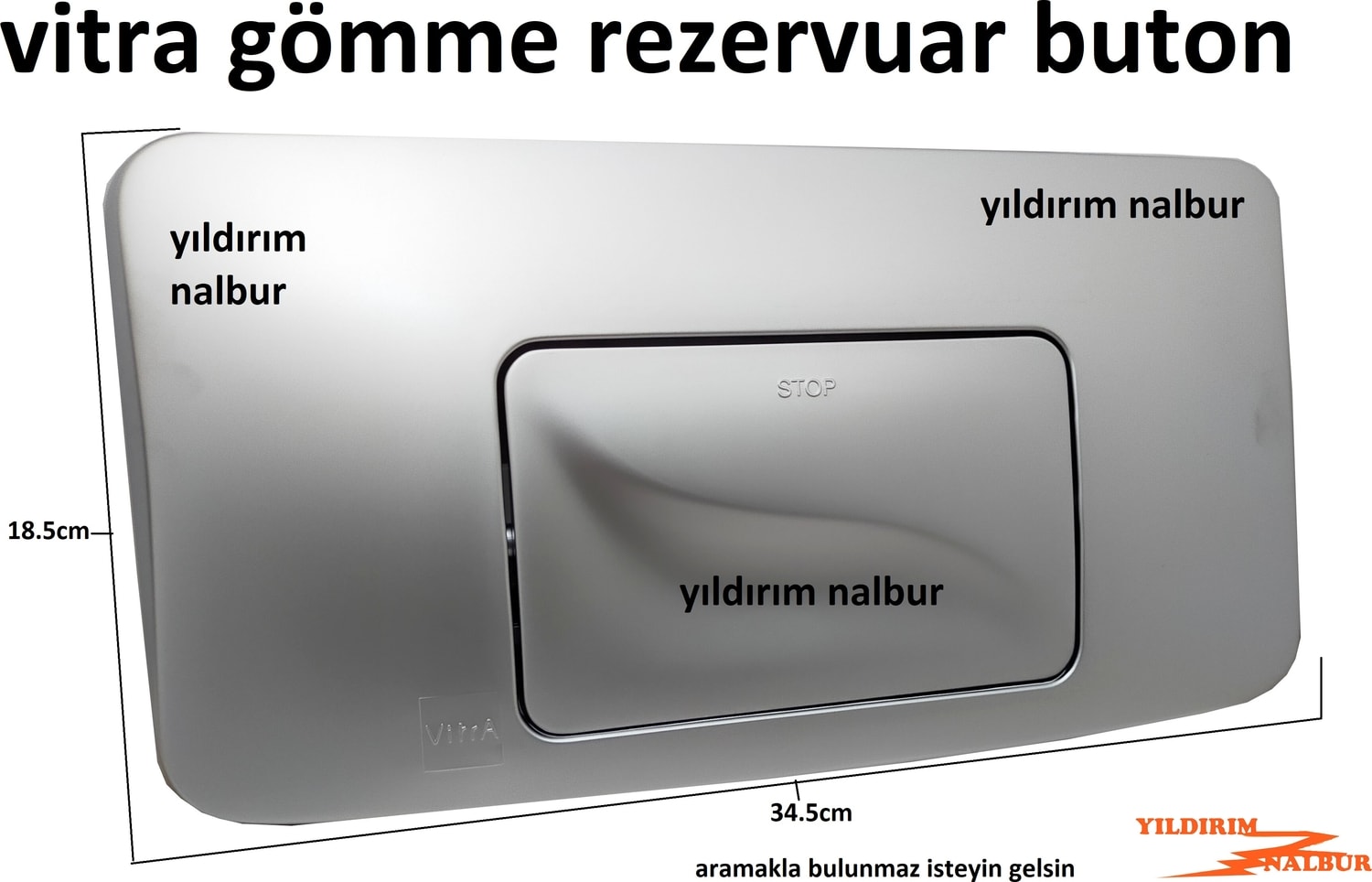 Gömme Rezervuar Dönüşüm Seti Buton ve Mafsal Takım Set Manuel Dönüşüm
