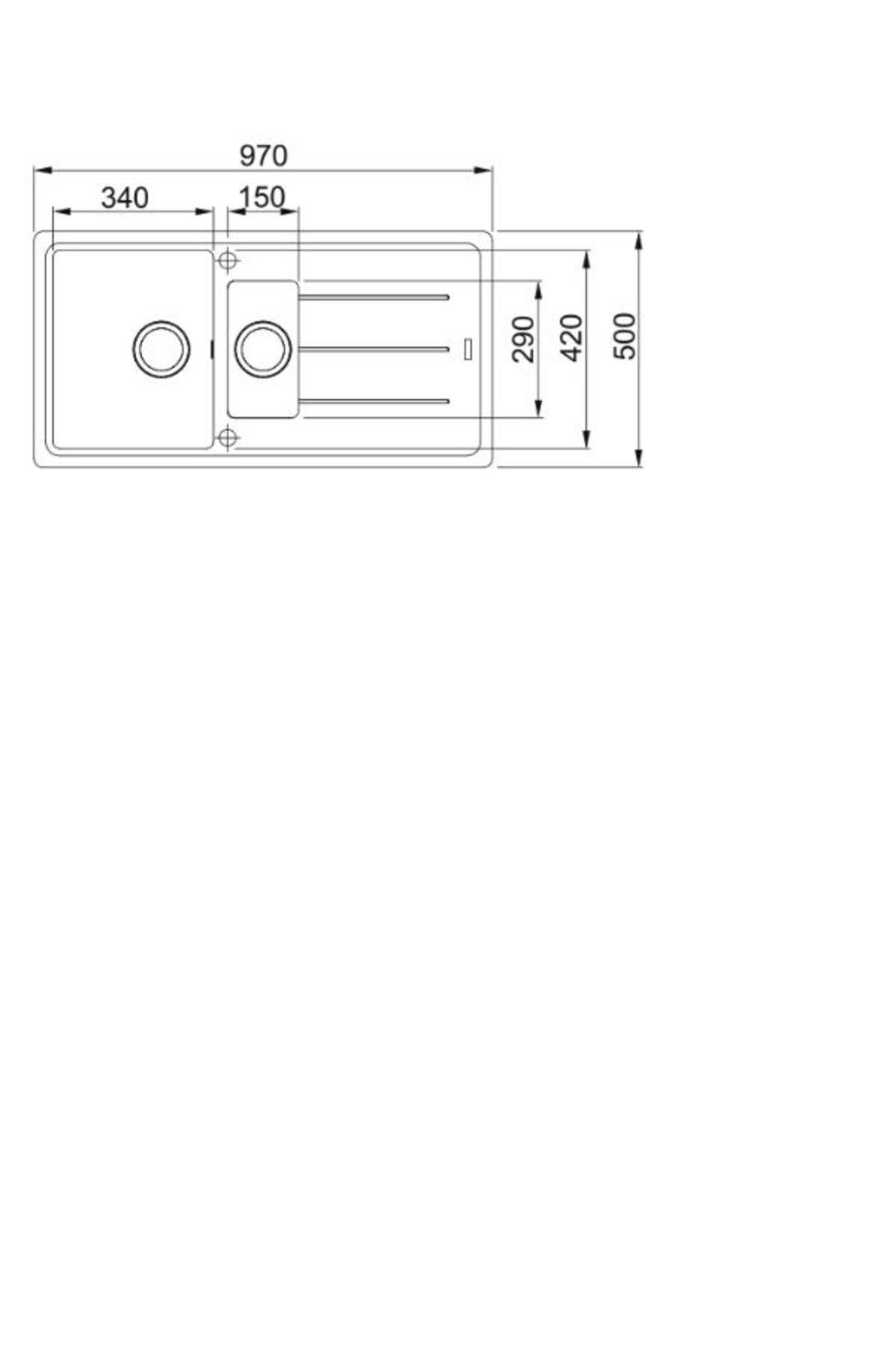 Bfg 651 Osyter Granit Eviye