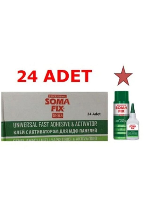 Soma Fıx 400ml+100gr Hızlı Yapıştırıcı 24 Adet