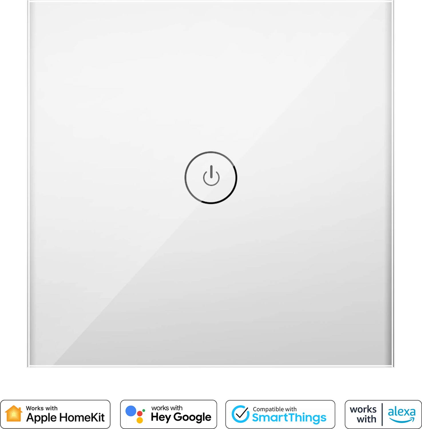 Wi-Fi Uzaktan Kontrollü Tek Yönlü Dokunmatik Akıllı Duvar Anahtarı