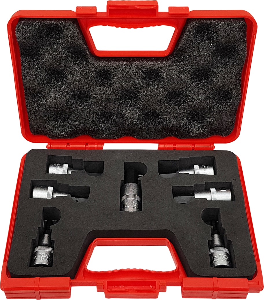 Izeltaş 1/2'' Lokmalı Allen Uç Takımı 7'li