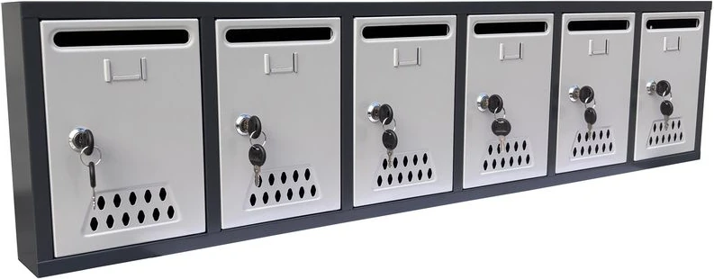 Posta Kutusu 6lı-Antrasit-Gri