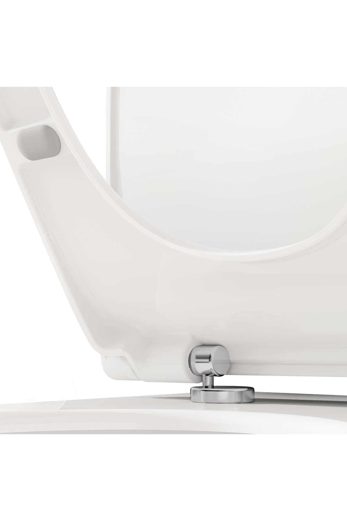 Nest Nest QuantumFlush 220-003R009 Slim Soft Klozet Kapağı, Yavaş Kapanır, Beyaz