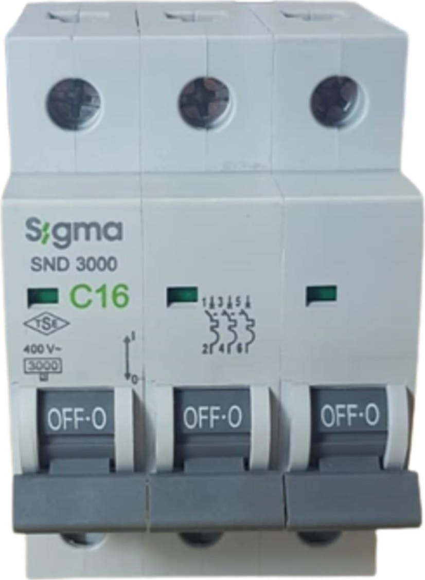 3X16A C/3ka W Otomatik Sigorta (4lü)