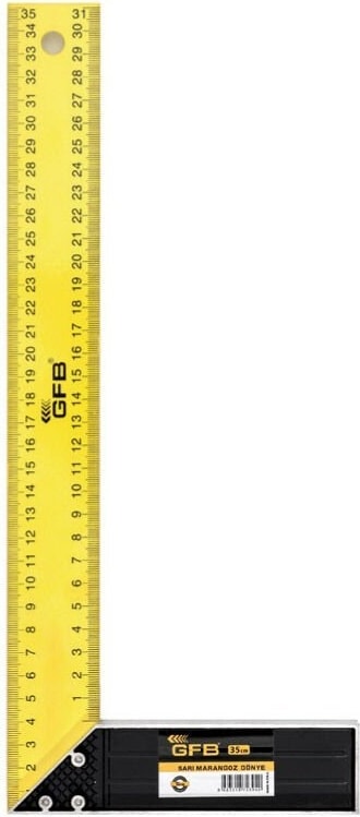 35CM Sarı Marangoz Gönye GFB5542-2 Adet Gönderim