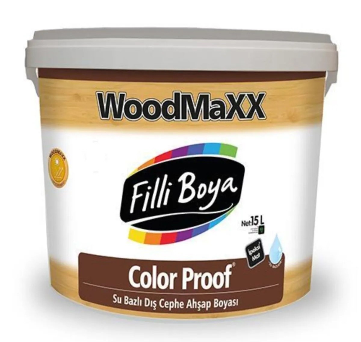 WOODMAXX COLOR PROOF SU BAZLI DIŞ CEPHE AHŞAP BOYASI