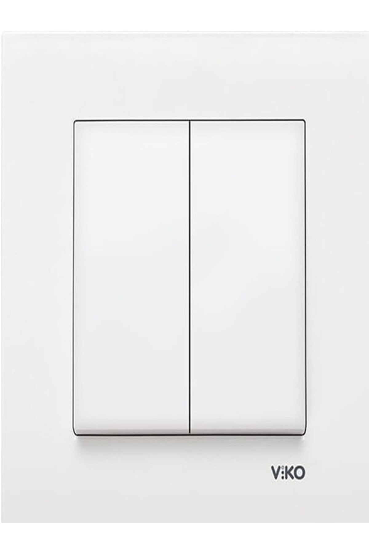 Torunoğlu Elektronik Viko Karre Beyaz Ikili Set Komütatör Ve Anahtar
