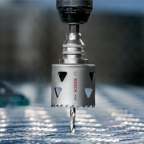 BOSCH Storemax 1 x Pro Multi Malzeme Delik Testeresi (Yumuşak Ahşap, Alçıpan Duvar Için, Ø 127 Mm, Profesyonel Aksesuar Matkap/tornavida)