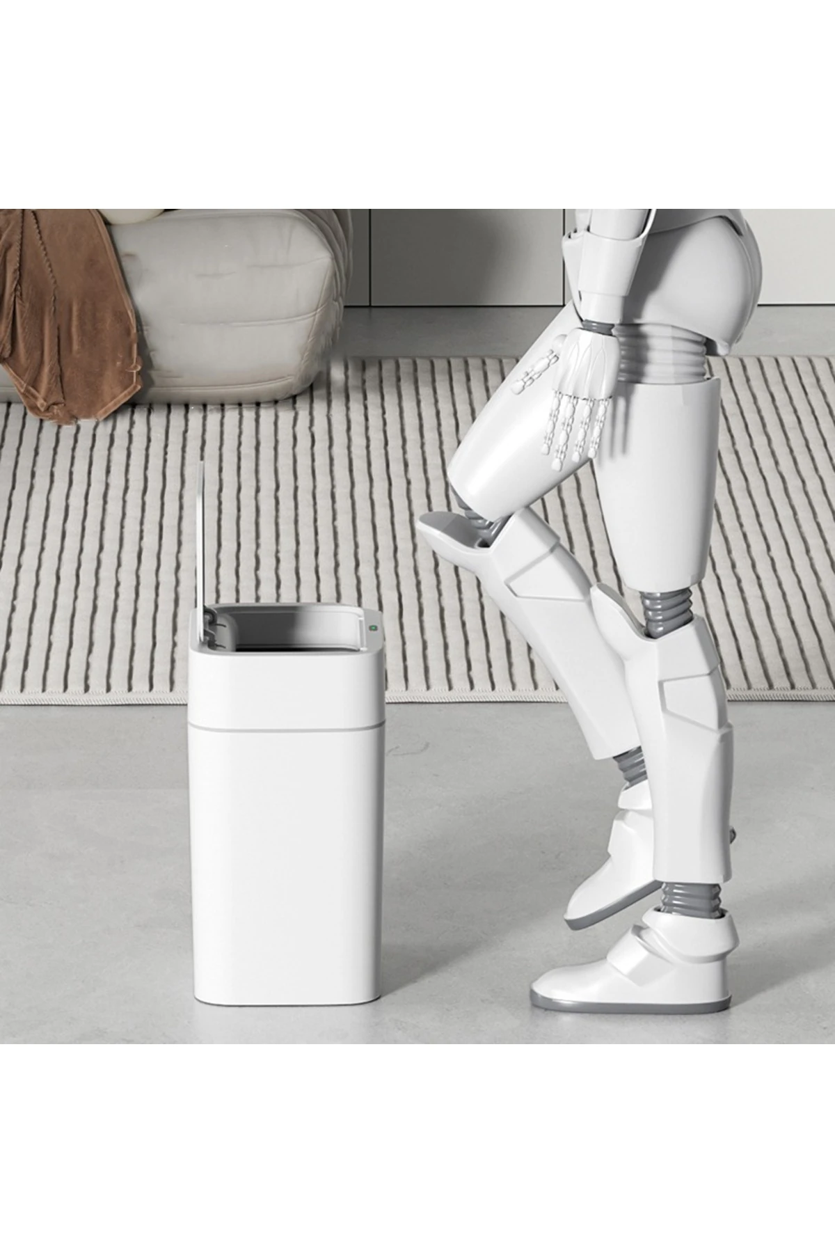 12 Lt Otomatik Sensörlü Çöp Kovası Son Teknoloji Kendi Kendine Açılıp Kapanan Çöp Kovası