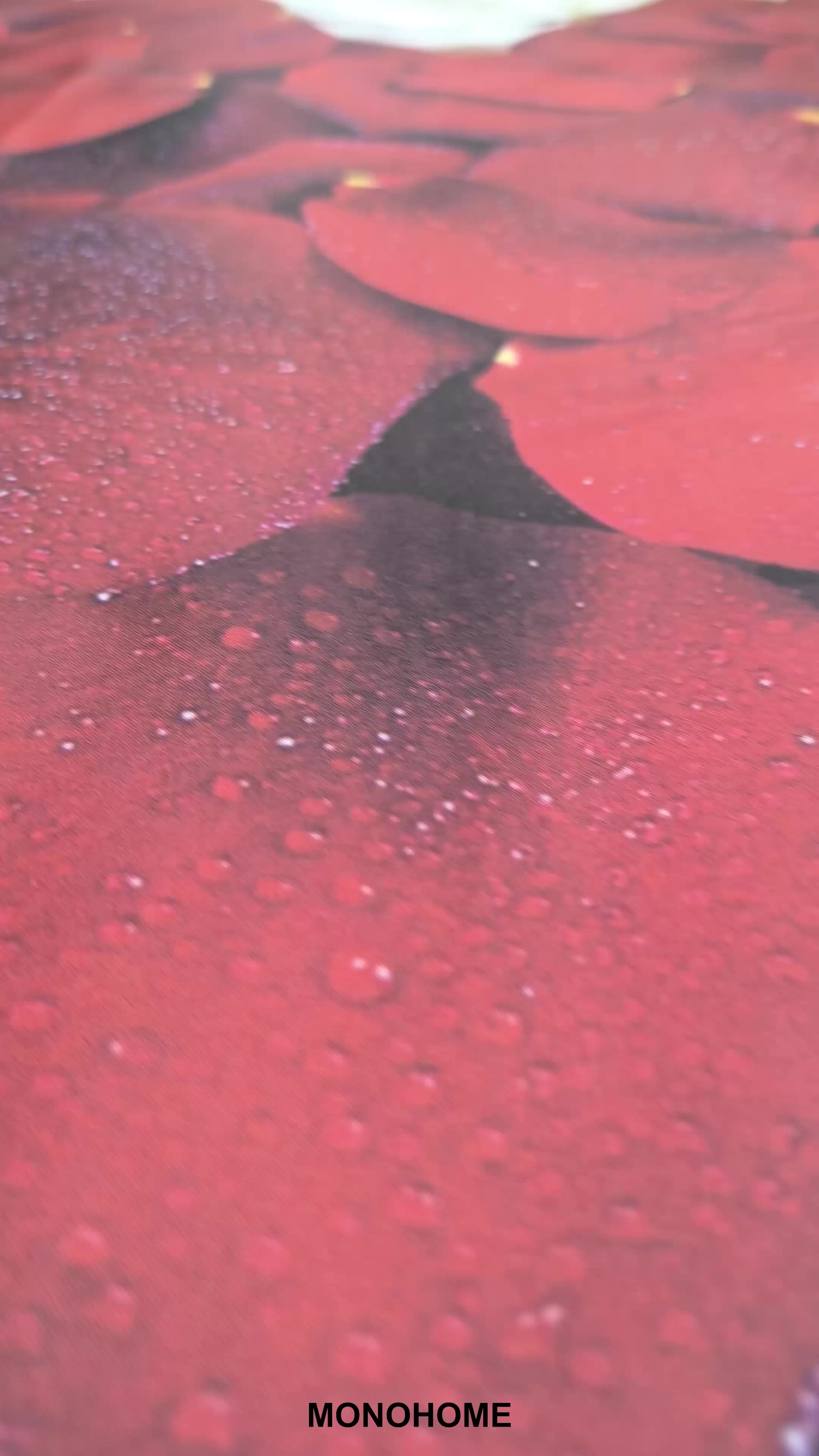 Sevgilier Günü Çift Kişilik Nevresim Takımı 3d Pamuk Saten Heart Rose