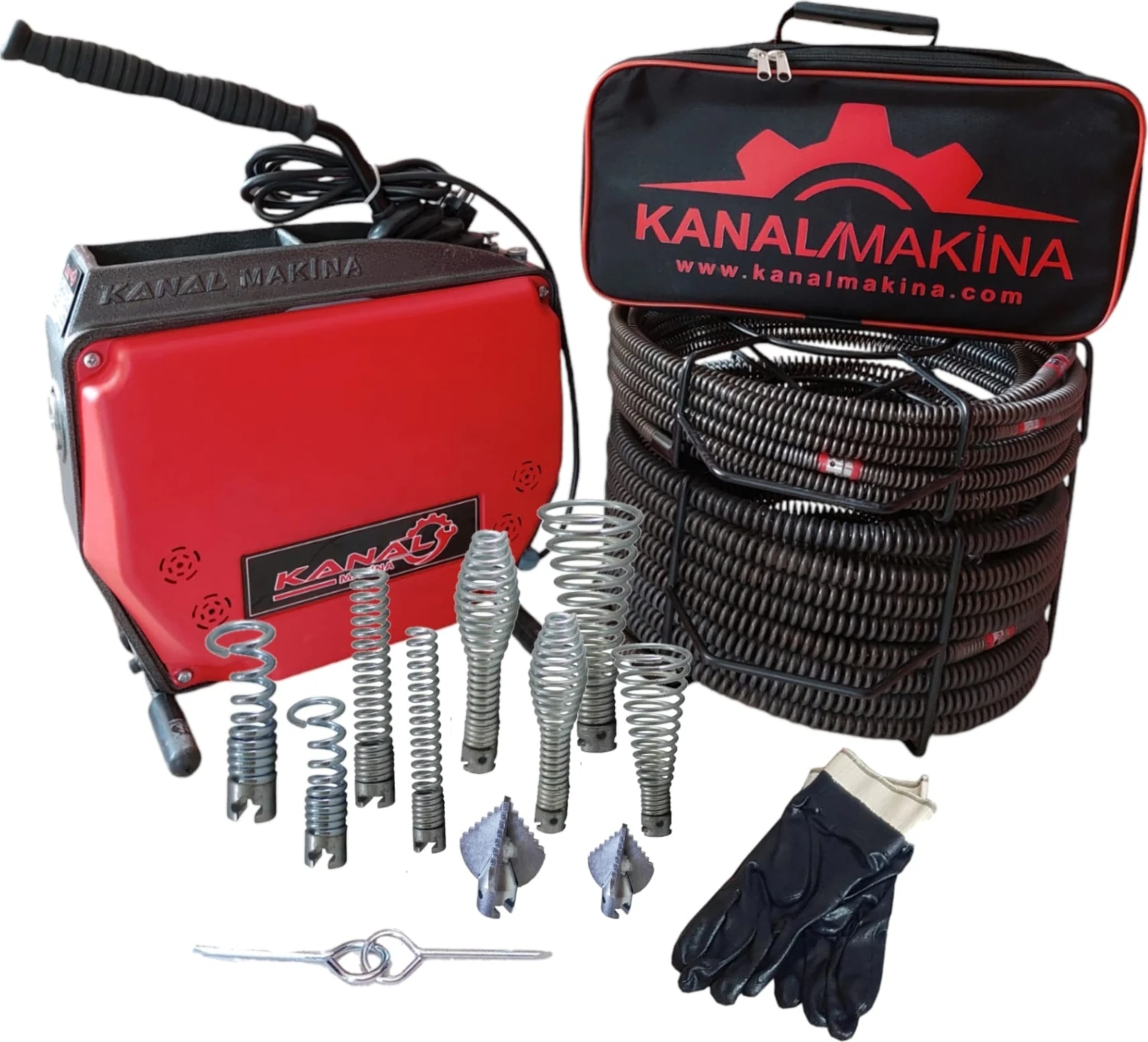 Tıkanıklık Gider Açma Makinesi Ikili Set