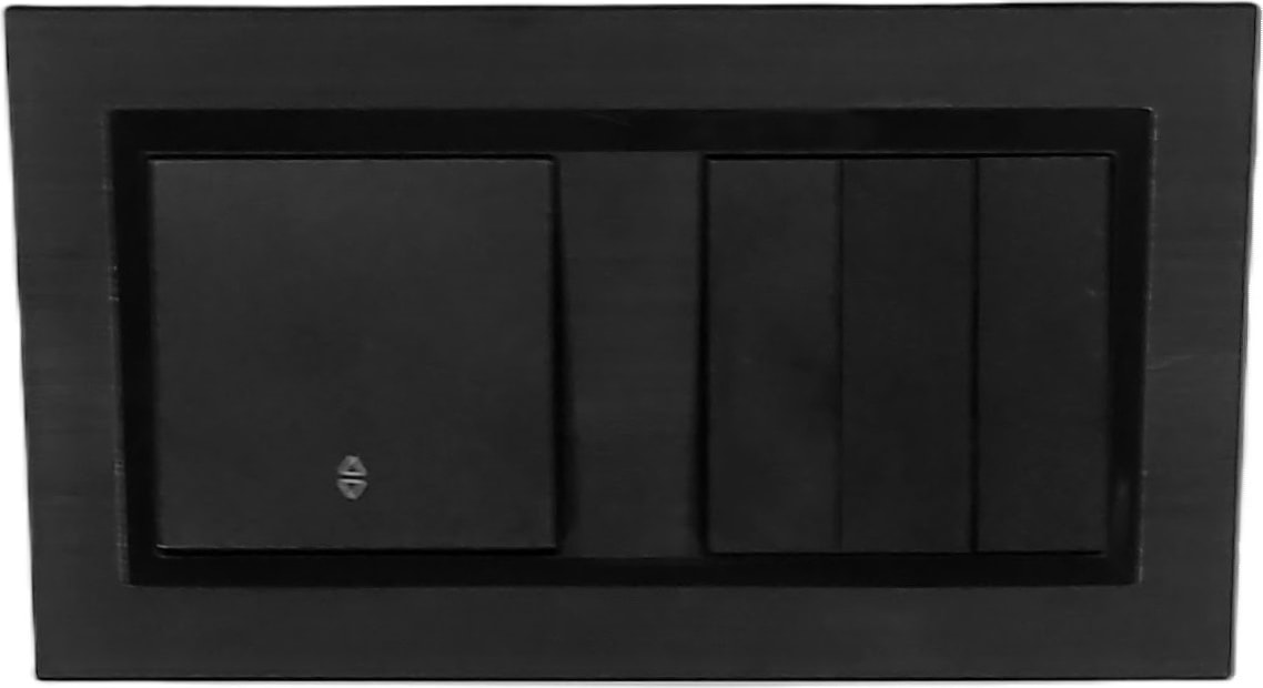 Quantum Siyah Vaviyen+3'lü Anahtar 2'li Set