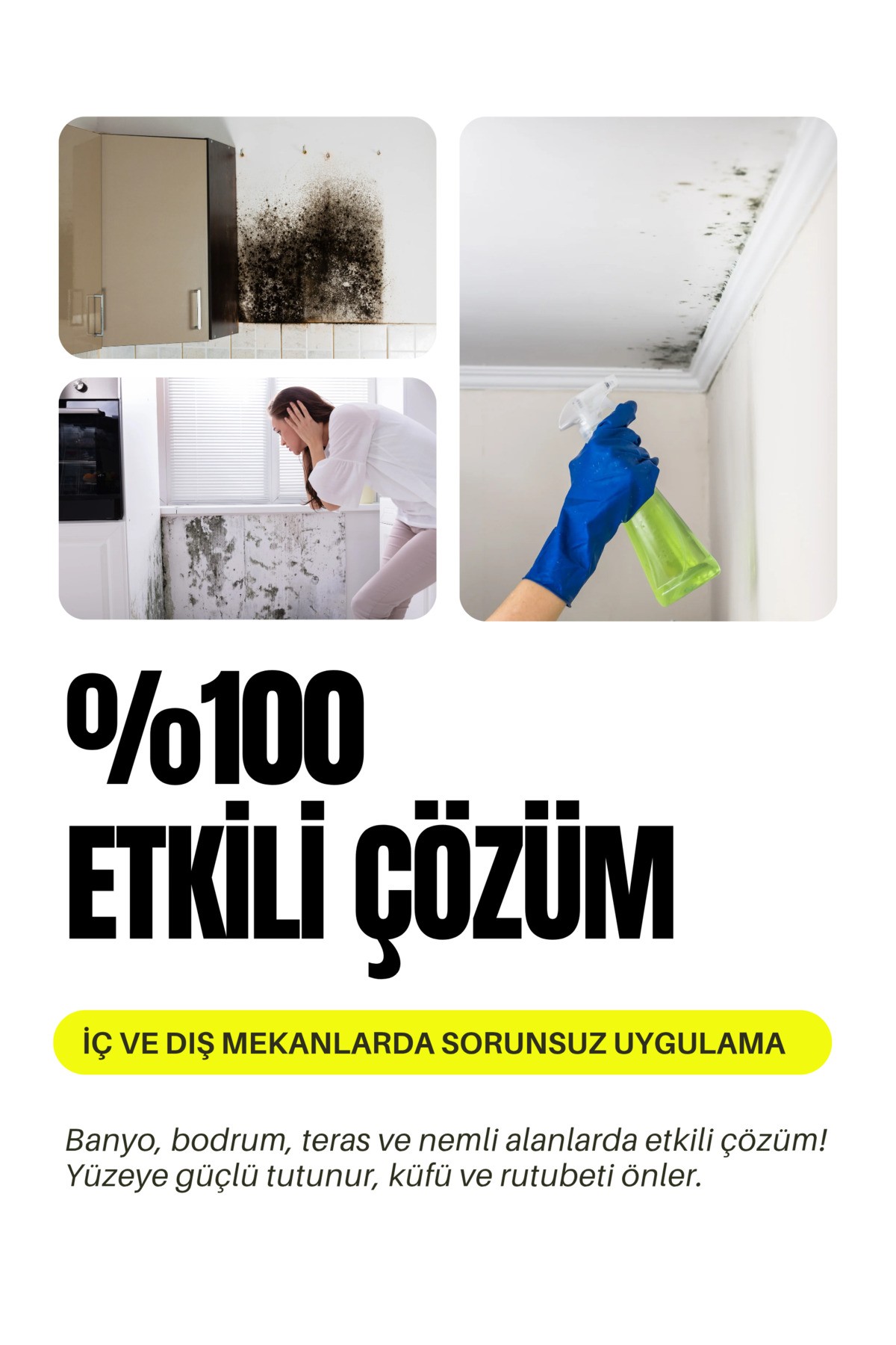 Küf Ve Rutubet Önleyici Boya – Nefes Alan, Anti Bakteriyel, Iç Dış Cephe Duvar Boyası