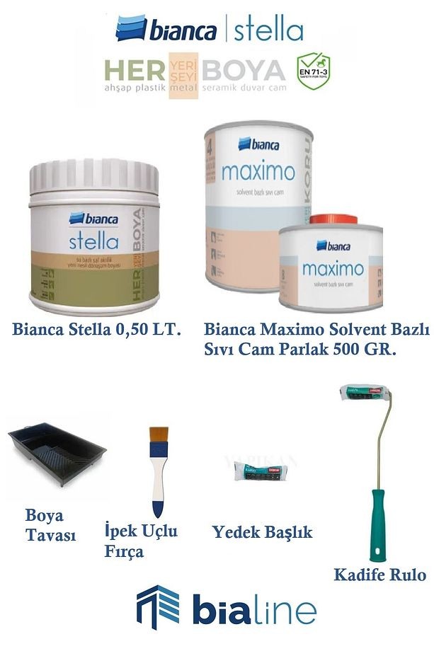 Stella Mutfak Tezgahı Boyama Seti