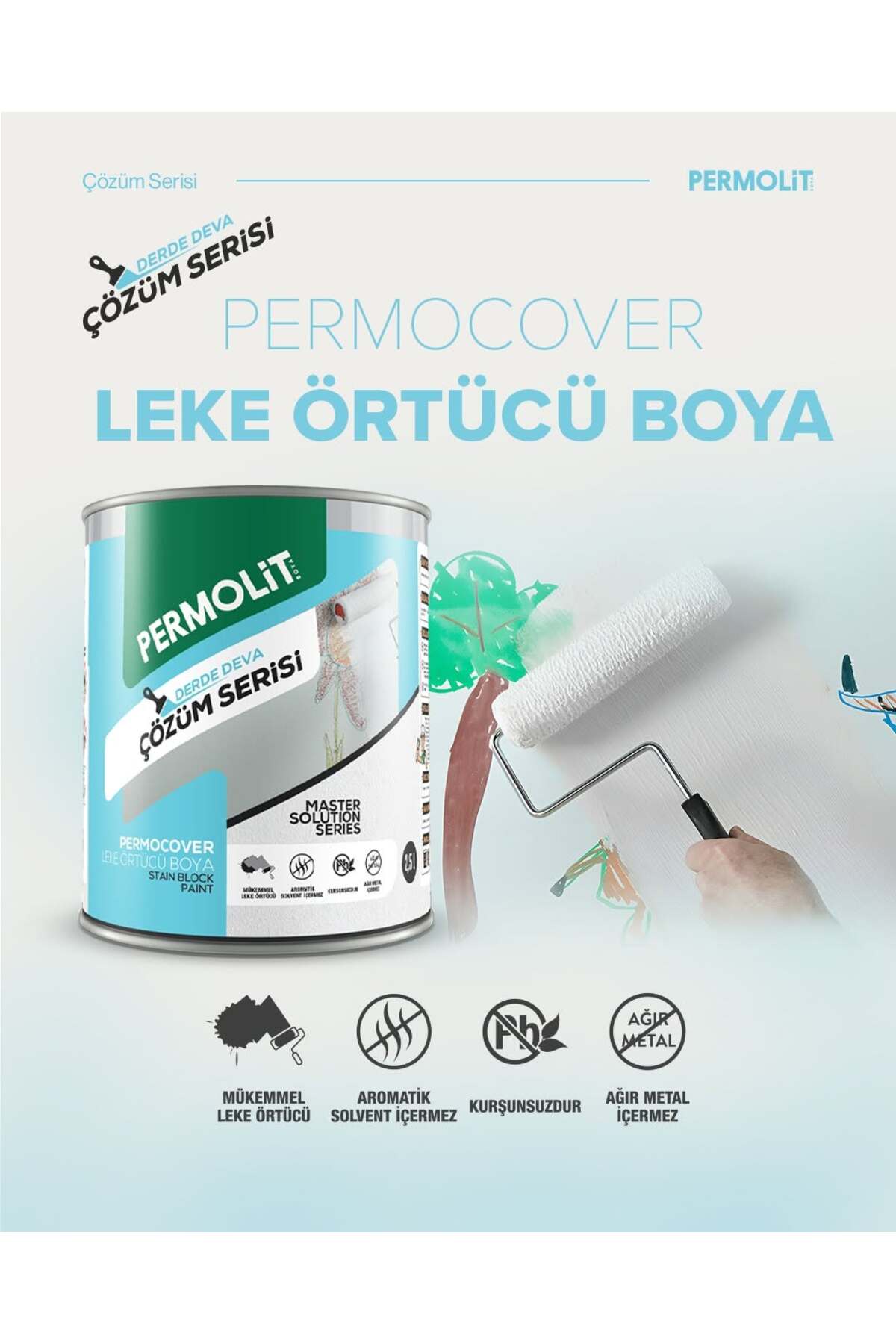 Permocover Leke Örtücü Boya 0.75 LT