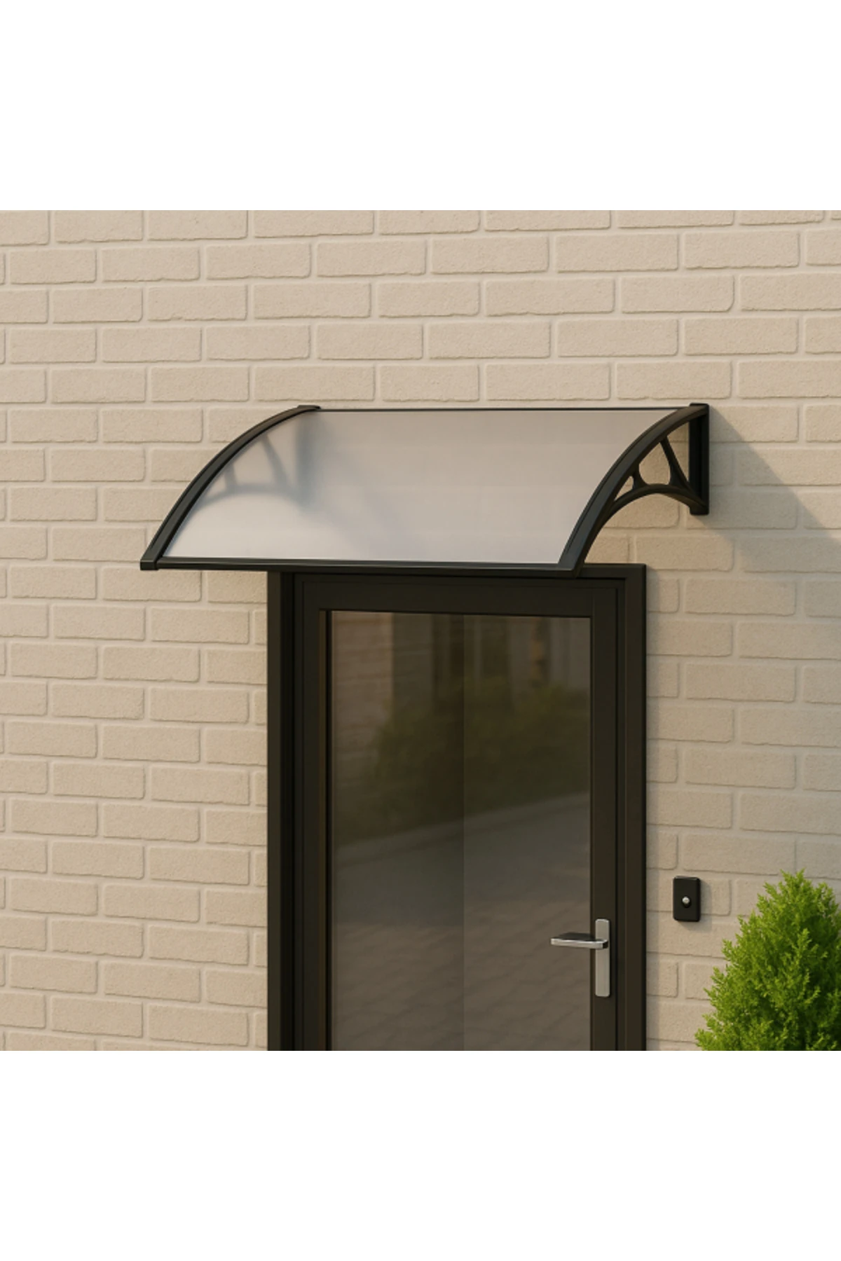 COSMOS Kapı Pencere Üstü Pratik Sundurma 105x120 - Şeffaf